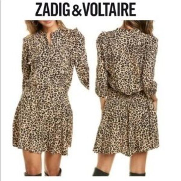 Zadig And  Voltaire Leo Remo Dress - Picture 1 of 7